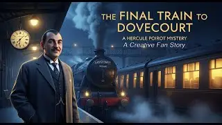 [Fan Story] Hercule Poirot & The Final Train to Dovecourt | Mystery Voice Narration & Cozy Reading.