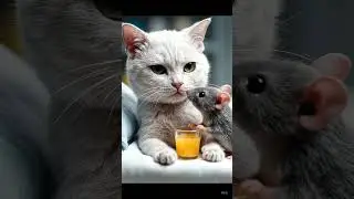 😭🐭 Mouse Saves His Sick Best Friend Cat 🐱 | Heart Touching Emotional Story 💔💖 #TrueFriendship