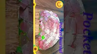 how to make pocket journal with handmade paper@craftswalker858