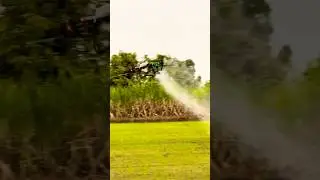 drone spraying dji t100 #drone #dronespraying #dji #t100