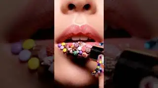 CANDY LIPSTICK ASMR #asmr #makeup #makeupasmr #lipstick #lipstickasmr #satisfying #shorts