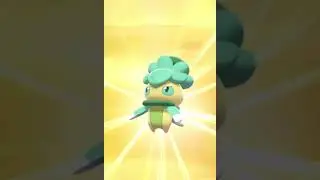Shiny Fomantis! Lurantis is one of my favourites