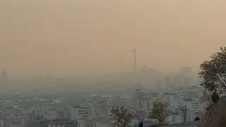 Severe air pollution in Tehran آلودگی شدید هوای تهران #ایران #هوای آلوده #Polluted air