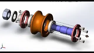 Solidworks tutorial - Carriage wheel assembly