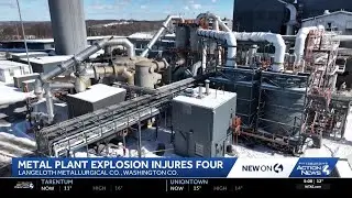 Metal plant explosion in Washington County, Pennsylvania: 4 taken to hospital