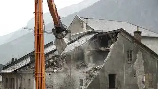Démolition du Tabellion à Saint-Jean-de-Maurienne