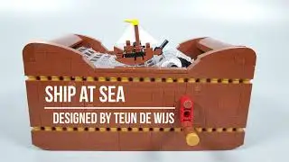 LEGO Ship at sea by TonyFlow76 | 레고 오토마타