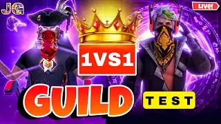1 VS 1 🎯 GARENA FREE FIRE LIVE GUILD TESTING GUILD FEST LIVE JAGU GAMING LIVE