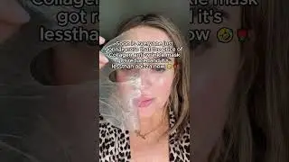 Glow-up alert: hydrating collagen mask perfection #skincareroutine