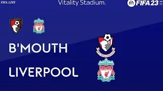 AFC Bournemouth vs Liverpool | Premier League 2022-23 | Fifa 23 | PS5 | 4K