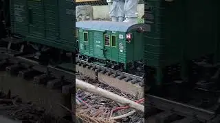 ankuppeln und Abfahrt von meiner #gartenbahn