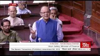 Sh. Arun Jaitley moving The Benami Transactions (Prohibition) Amendment Bill, 2016