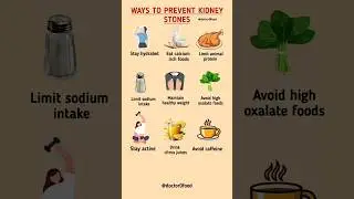 Ways to Prevent Kidney Stones Naturally | Diet & Lifestyle Tips  #healthylifestyle #healthtips