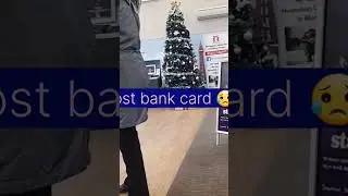 lost bank card