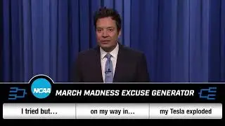 Tonight Show Clip: NCAA March Madness Excuse Generator
