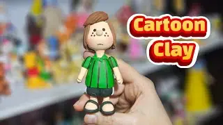 DIY Peppermint Patty Clay Doll! 💚 | Easy Peanuts Character Tutorial