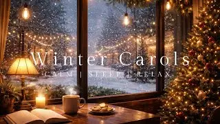[Playlist] Warm Lights & Winter Carols ☕ Cozy Café Instrumentals (1 Hour)