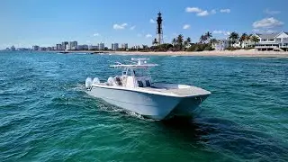 35' Invincible Catamaran 2024 - Drone