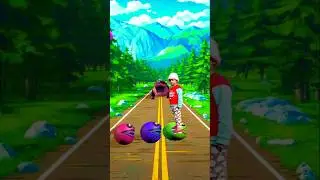 Kid vs Monster 😱 | Color Balls Save Him! (Unbelievable Ending)#jannat #shorts #viralvideo
