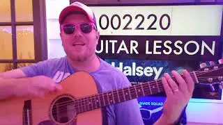 How To Play Bells in Santa Fe Guitar Halsey // easy guitar tutorial beginner lesson chords