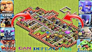 WHO CAN SURVIVE THIS DIFFICULT TROLL TRAP IN COC💥MAX LVL TROOPS VS DIFFICULT TROLL TRAP🔥WILD CLASH