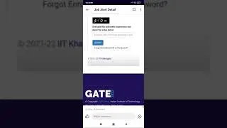 GATE EXAM 2022 Admit Card Release |  #Gateexam #GATE