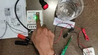 microtail semi automatic water level controller, manually start auto stop, demo