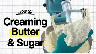 The creaming method: butter and sugar step by step