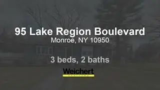 New Residential listing for sale found at 95 Lake Region Boulevard, Monroe, NY 10950