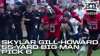 Skyler Gill-Howard's Big Man 55 Yard Pick 6 vs. Kent State | 2025 Big 12 Big Plays