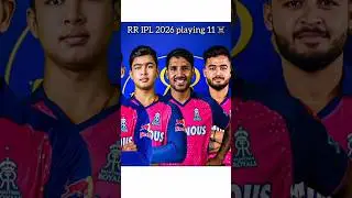 RR IPL 2026 playing 11 ☠️