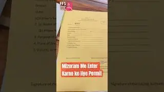 Important Info About Inner Line Permit for #mizoram #mizoramtourism #ILP #travel #travelvlog