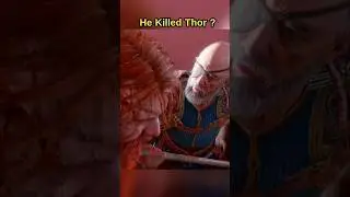 Why did Odin kill Thor in God of War Ragnar&ouml;k ? #shorts #godofwar #kratos