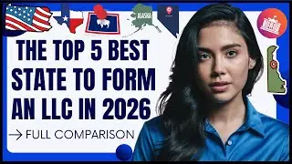 Top 5 Best States to Form An LLC in 2026 ✅ (Texas Vs Delaware Vs Nevada Vs Wyoming Vs Alaska)