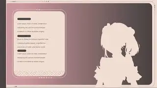 Cake Tessellate Vtuber Stream Pack Chatting Overlay