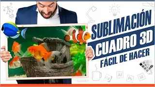 Sublimaci&oacute;n de CUADROS DECORATIVOS 🅴🅵🅴🅲🆃🅾 3🅳  Gana Dinero 💲💲 con tu Negocio de Sublimaci&oacute;n