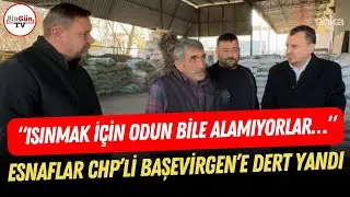 Manisalı esnaflar CHP’li Başevirgen’e dert yandı: “Vatandaşın cebinde odun alacak para yok…”