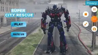 прохождение игры US Transforming Robot Fighting (часть 1)