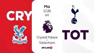 Premier League: Crystal Palace - Tottenham - Aj&aacute;nl&oacute; Spiler1