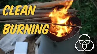 CLEAN BURNING with a $40 Rocket Stove + an Enki Stove | The Advanced Permaculture Student Online