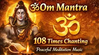 ॐ Om Chanting | Om Mantra for Meditation, Yoga & Spiritual Energy /Peaceful Om Chanting 