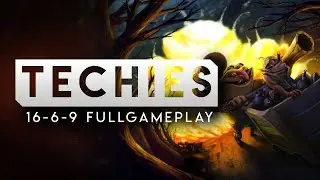 RobotVice Techies 16-6-9 (Full Gameplay)