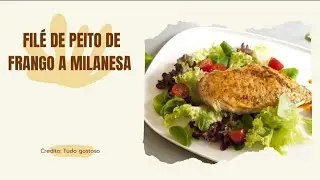 FIL&Eacute; DE PEITO DE FRANGO A MILANESA, Receita Deliciosa 😋 #receita #filedefrango #milanesa
