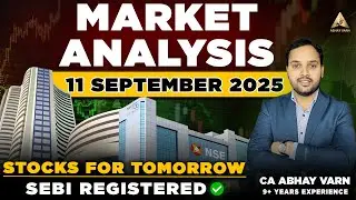 Nifty, Bank Nifty, and Sensex Prediction for Tomorrow | Top Stocks for Tomorrow | Market Analysis