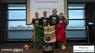 RoboCup 2024 Home Playground - Elettra is world champion
