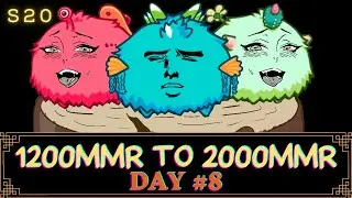 Disablesaur + Discard Bug | 1200mmr to 2000mmr DAY 8 | Axie Infinity S20