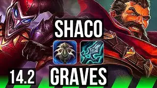 SHACO vs GRAVES (JNG) | 7/2/15, 300+ games | BR Master | 14.2