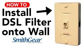 Dsl Filter Wall Mount - Simple Installation - Installs in Seconds