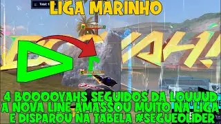4 BOOOYAHS DA LOUD NA LIGA MARINHO!!! ELES AMASSARAM MUITO E DISPARARAM NA TABELA COM LOUD ZZ MVP