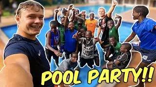 INVITERER B&Oslash;RN TIL DET VILDESTE POOL PARTY I AFRIKA!